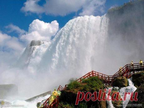 Ниагарский водопад - самый мощный в Северной Америке. Автор фото: Karthikeyan Erode.