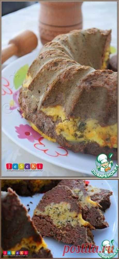 Печеночно-сырный кекс - кулинарный рецепт