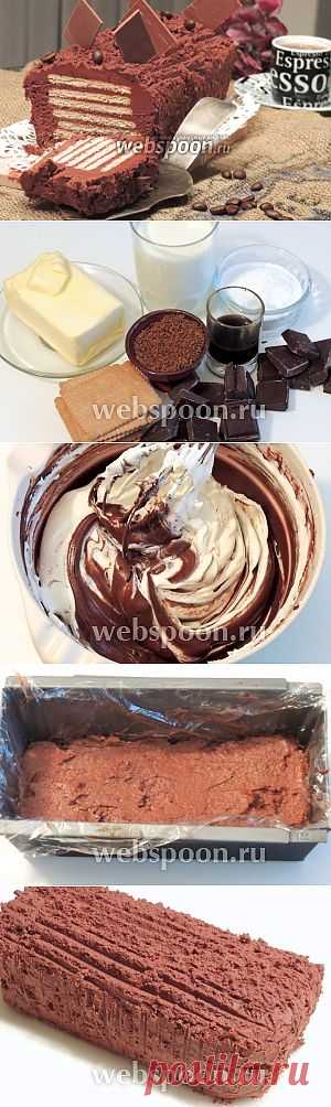Пирожное Шоколадные ломтики рецепт с фото на Webspoon.ru