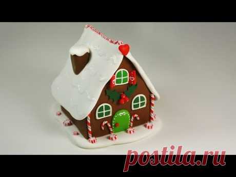 polymer clay Gingerbread House TUTORIAL (collab video)