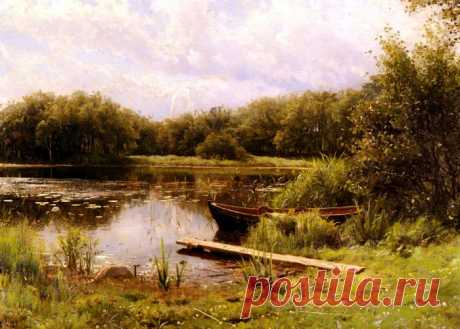 Пейзажи датского мастера PEDER MORK MONSTED.