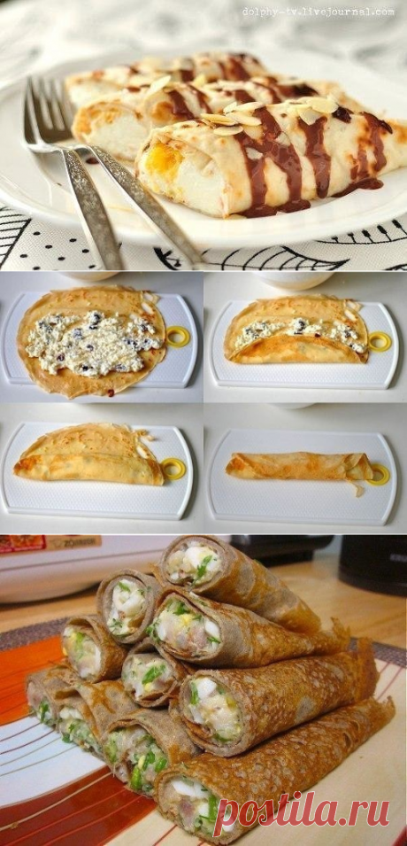 15 самых вкусных начинок для блинчиков