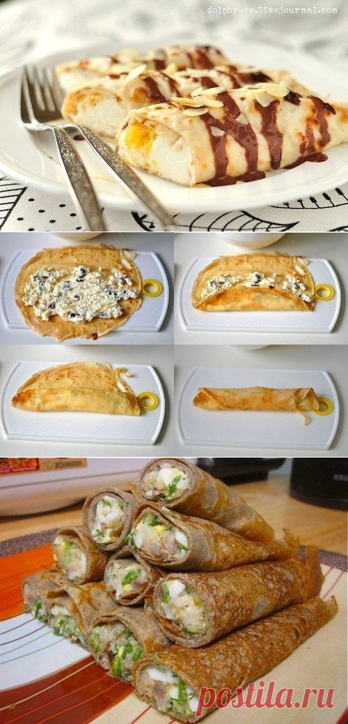 15 самых вкусных начинок для блинчиков