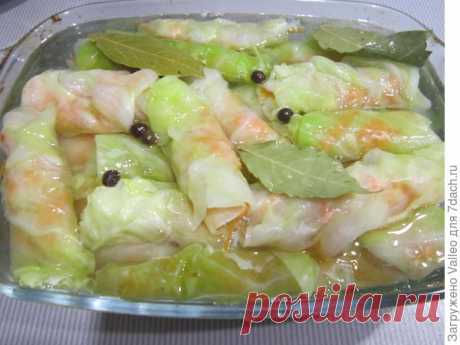Маринованные капустные рулетики - необычная и вкусная закуска