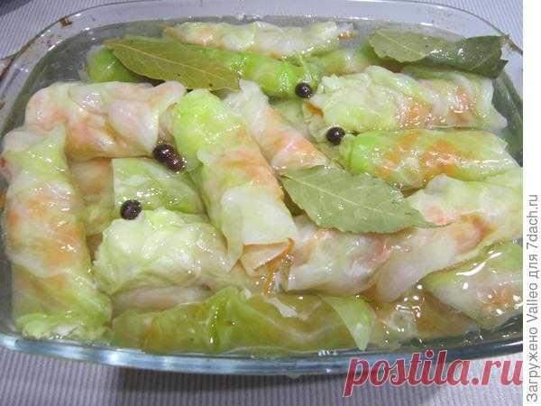 Маринованные капустные рулетики - необычная и вкусная закуска