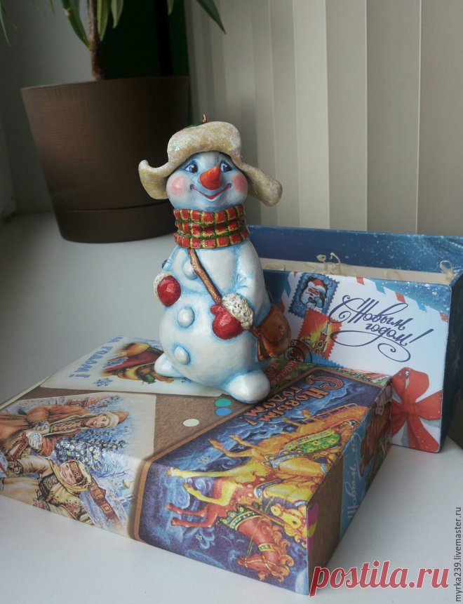 Купить игрушка елочная из папье-маше Снеговик в интернет магазине на Ярмарке Мастеров Купить или заказать игрушка елочная из папье-маше Снеговик в интернет магазине на Ярмарке Мастеров. С доставкой по России и СНГ. Материалы: бумага, акриловые краски, акрил, лак…. Размер: Высота 8-12 см  ширина 6-8 см…