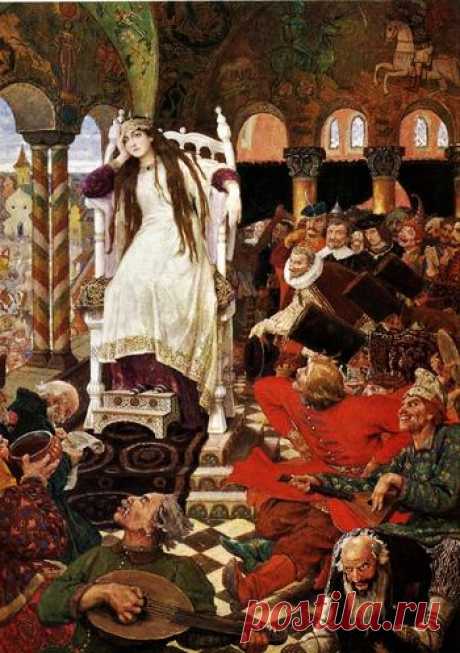 Художник Виктор Васнецов: "Царевна Несмеяна"