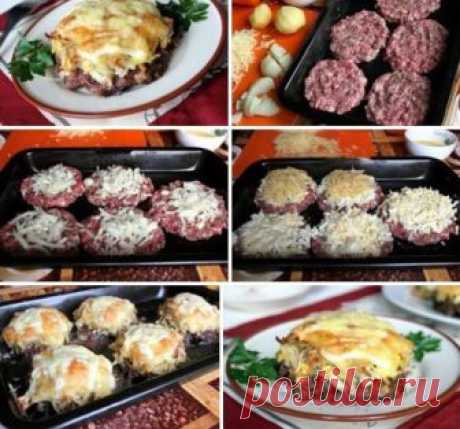 Стожки - блюдо из мясного фарша.

Ингредиенты:

фарш мясной - 0,5 кг;
яйца крутые - 3 штуки;
лук репчатый - 2 головки;
картофель - 2 штуки;
сыр - 100 г;
молотые перцы по вкусу,
домашний майонез или подобный ему соус.

Для соуса:
сырой желток яйца - 1 штука;
масло подсолнечное - 50 мл;
масло горчичное - 2 ст. ложки;
горчица готовая - 1/3 ч. ложки;
щепотка соли.

Приготовление:

Для приготовления соуса соединить желток, масло подсолнечное, масло горчичное, горчицу, соль. Инг...