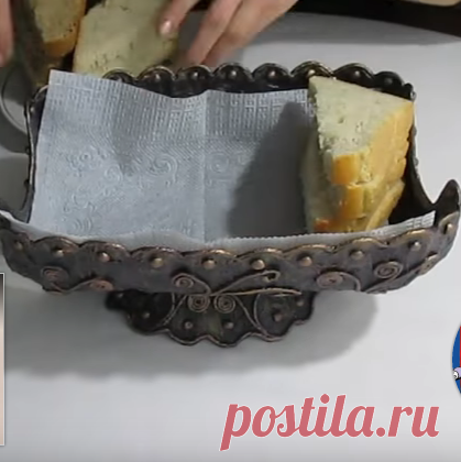 Мастер-класс по изготовлению хлебницы из пластиковой бутылки