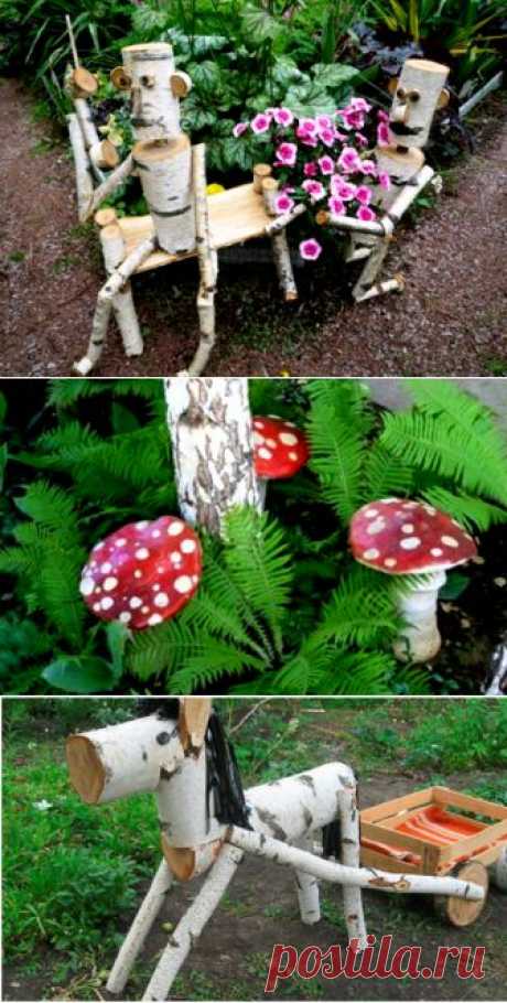 Как украсить дачу своими руками | 6 соток