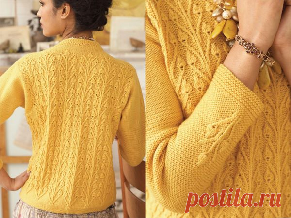 Пуловер с «Бутонами» из Vogue early fall 2010 | Шкатулочка для рукодельниц