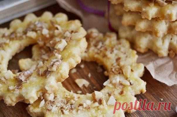 "Песочные кольца с орехами". Вкуснейшие!