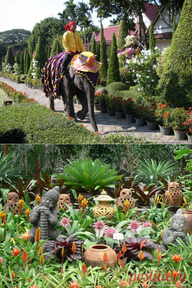 Тропический сад Нонг Нуч (Таиланд).