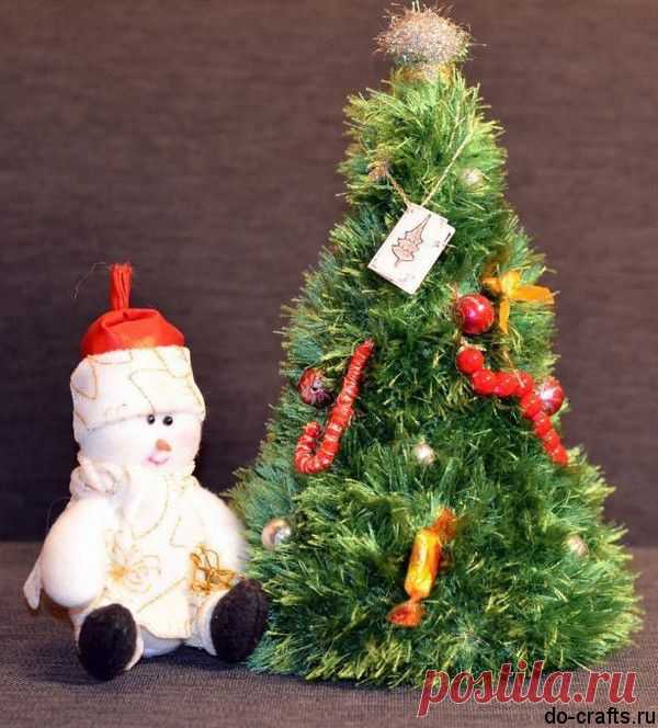 Елка из ниток своими руками | Самоделкино