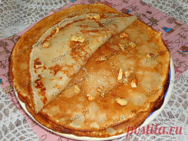 Ореховые блины - Кормежка.ру