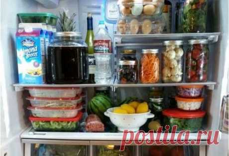 как хранить в холодильнике продукты