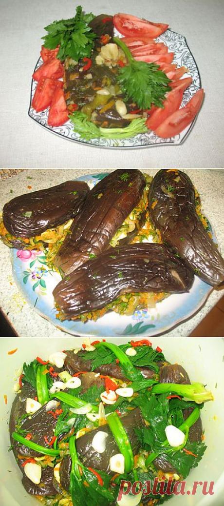 Квашеные баклажаны.