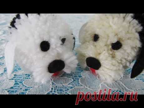 DIY - Chaveiro de cachorrinho de pompom!