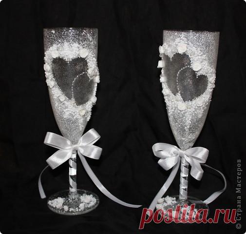 Мой первый МК "Свадебные бокалы" - Свадьба