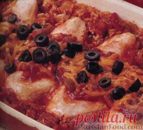 Рецепт: Куриные грудки "по-испански" на RussianFood.com