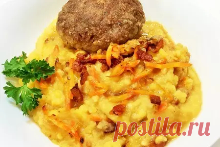 Гороховое пюре превосходное (старинный рецепт русской кухни) - пошаговый рецепт с фото (7964 просмотра)
