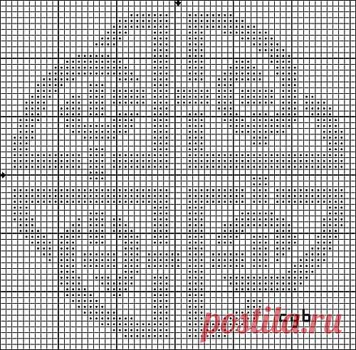 Free Celtic Shield Knot Cross Stitch Pattern - Free Celtic Knot Cross Stitch Chart - Free Celtic-Themed Symbol Cross Stitch Pattern