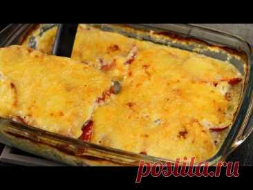 Готовлю такой ужин 3 раза в неделю! Вкусный и простой рецепт! Куриное филе в духовке