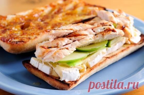 Свежий тартин с курицей и яблоком - Кулинарный рецепт - Повар в доме
