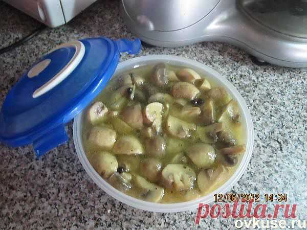 Маринованные шампиньоны "ВКУСНЯШКА" - Простые рецепты Овкусе.ру
