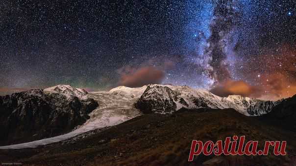 Панорама Джимарайско-Казбегского горн / Интересный космос