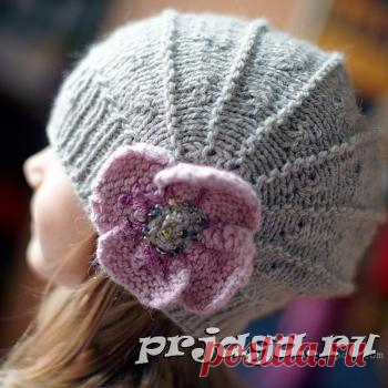 Детские шапки вязание спицами секциями