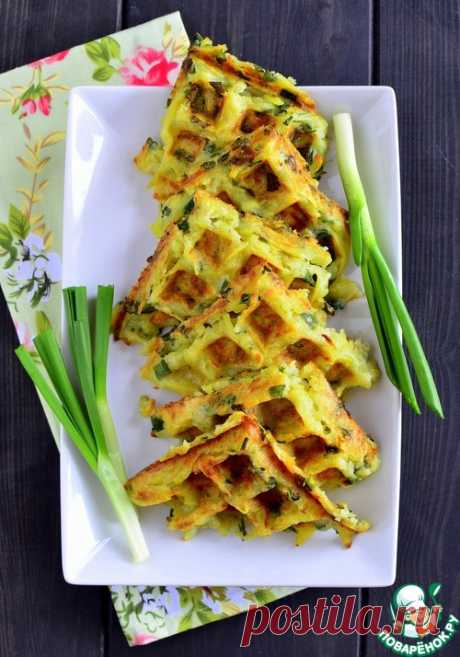Картофельные драники в вафельнице – кулинарный рецепт