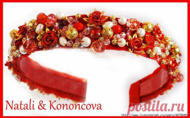 МОДНЫЕ АКСЕССУАРЫ - ОБОДКИ ДЛЯ ВОЛОС Dolce & Gabbana СВОИМИ РУКАМИ.