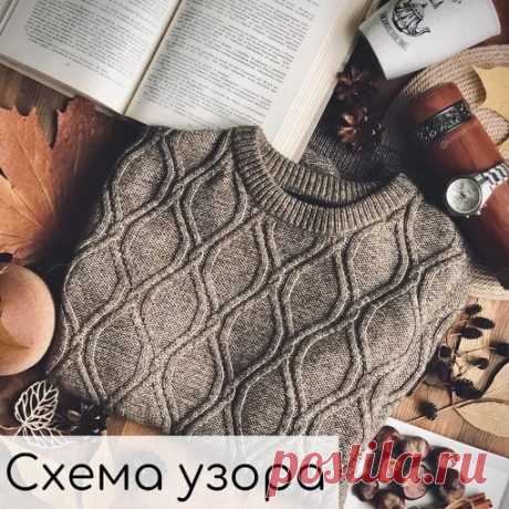 Превосходный узор для спиц
#вязание_спицами@rukodelimsami