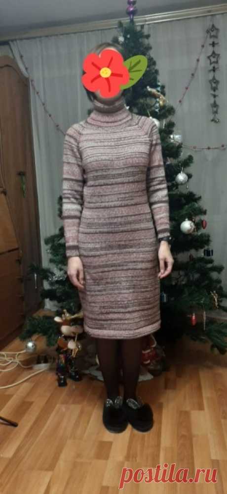 Платье с рукавом реглан