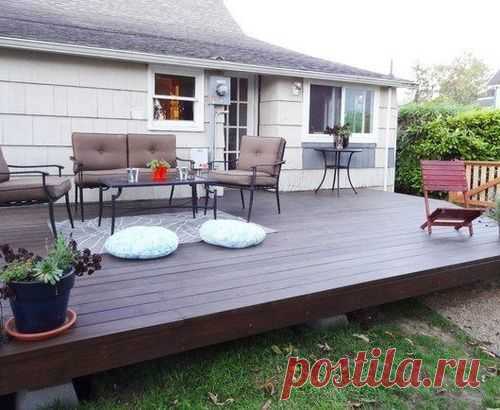КАК СОЗДАТЬ ДЕРЕВЯННУЮ ТЕРРАСУ ВОЗЛЕ ДОМА
