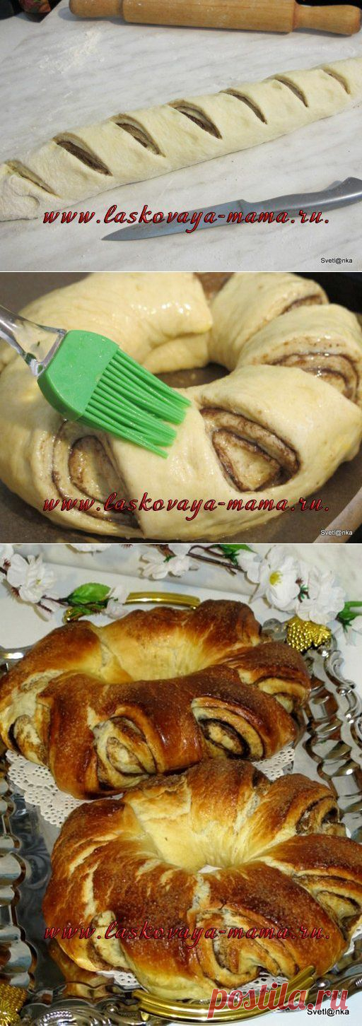 Творожные булочки или венки с корицей | Домашняя выпечка