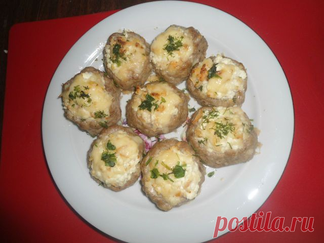 Мясные "ватрушки" рецепт пошаговый http://ligakulinarov.ru/r/myasnye_vatrushki_1627