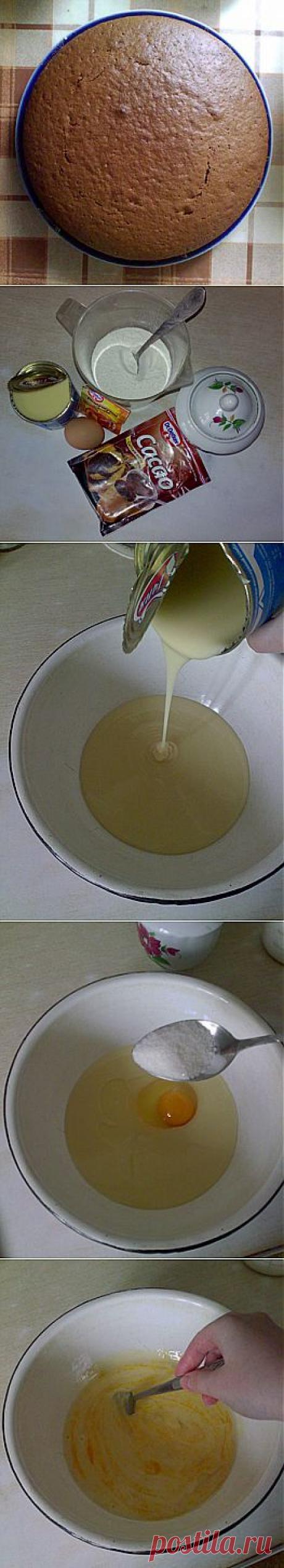 Бисквит из cгущенки.
