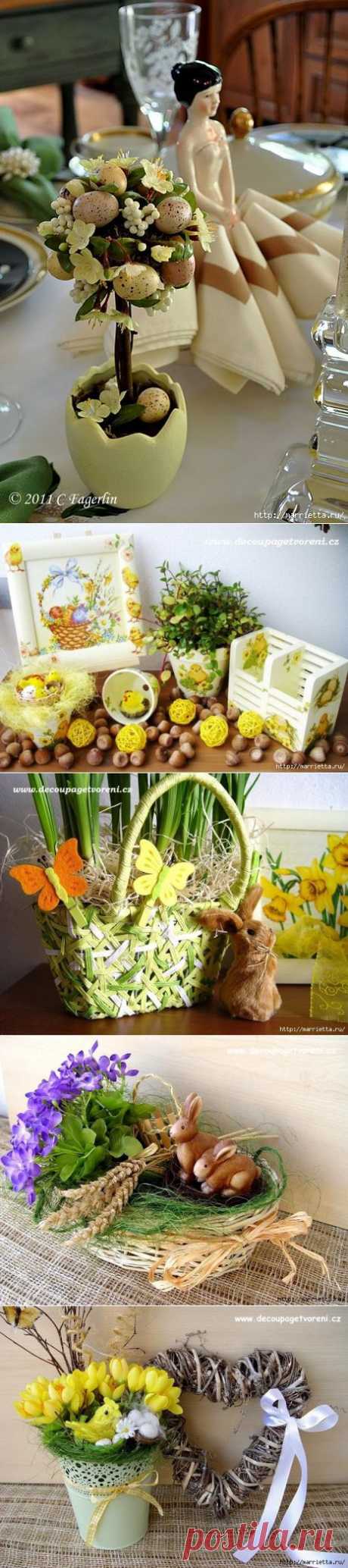 Красивые идеи к Пасхе - Beautiful ideas by Easter.
