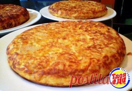 Вкусная испанская тортилья