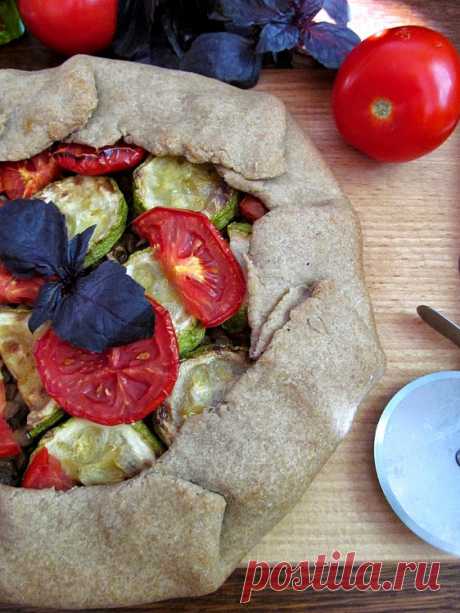 Постигая искусство кулинарии... : Ржаная галета с чечевицей и овощами