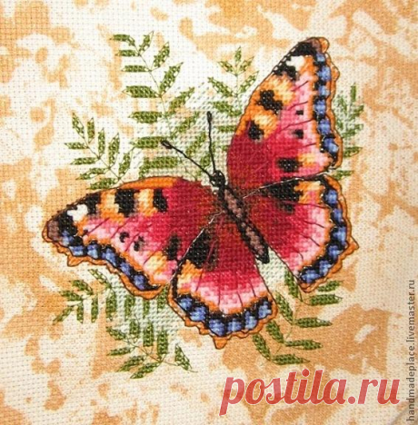 Моя копилка: Роспись канвы для вышивки крестом