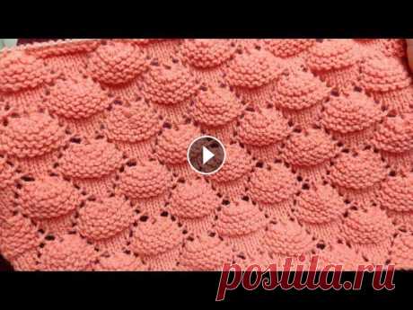 Классный узор для детского пледа / Узор рожок спицами #Узорыспицами, #красивыеузоры, #ажурныеузоры, #узордляпледа, Подпишись на канал. Спасибо)...