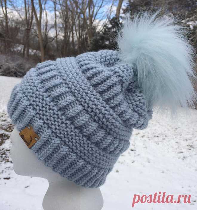 Brighton Beanie a loom knit pattern | Etsy