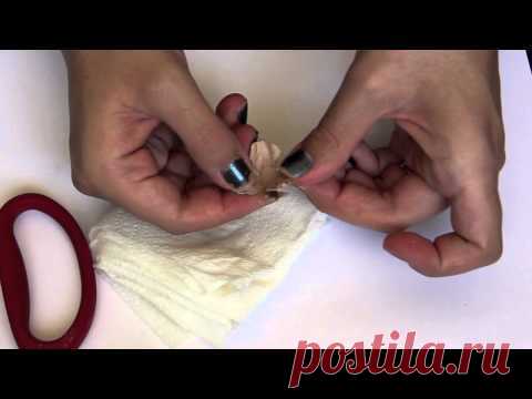 Simple Grunge Flower Tutorial.Paper flower
