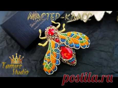 БРОШЬ из бисера "Мотылёк" своими руками|Как сделать БРОШЬ своими руками|МАСТЕР-КЛАСС✨TamireStudio✨