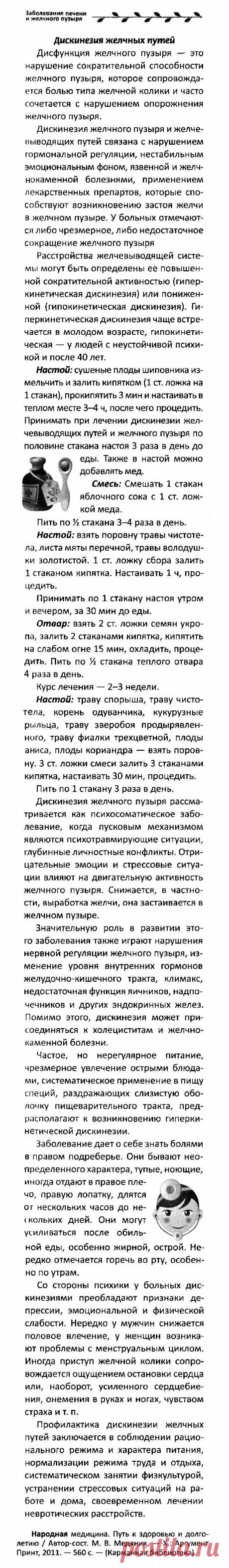 Дискинезия желчных путей