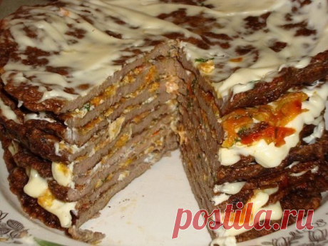 Печеночный торт без майонеза: нежнейшие коржи, незабываемый вкус!