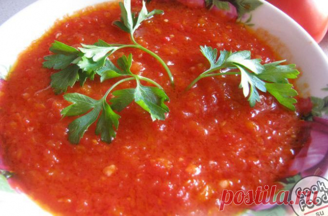 Аджика сырая: рецепт приготовления с фото